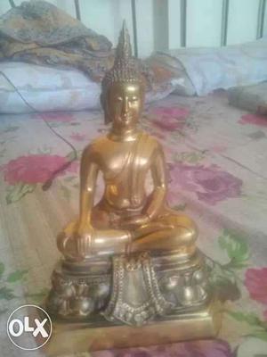 Gold Sitting Buddha Figurine