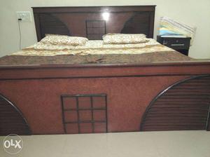 King size bed with kurl-on mattress for sale