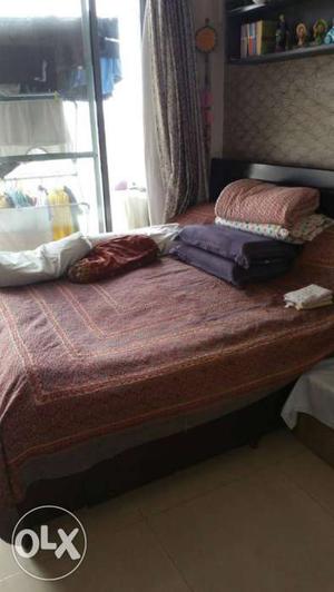 King size double bed with mattress
