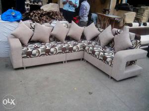 L Shape sofa set in indore 109