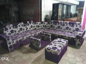 L Shape sofa set in manufacturer