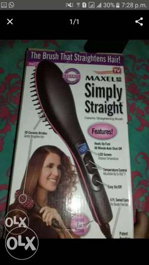 Maxel Simply Straight Hair Iron Box Futuristic