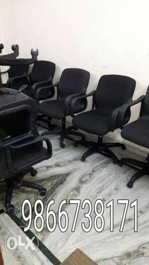 Office revolving marry fair chairs good condition