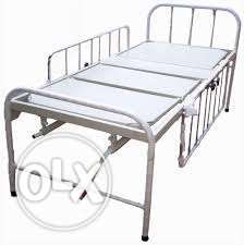 Patient bed with matress and air bed with motor