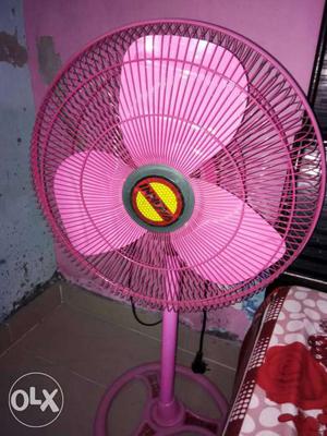 Pink Pedestal Fan