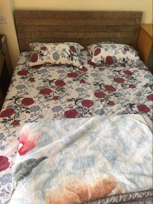 Queen size bed with storage. Great condition.