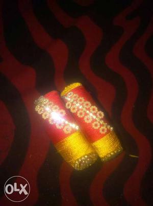 Red And Yellow Bangle