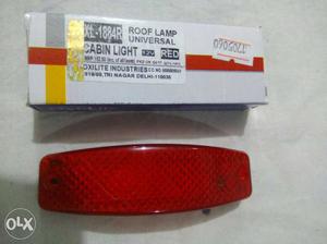 Red Roof Lamp Cabin Light With Box