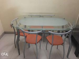 Simple 6 Seater Light Dining Table in a good