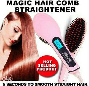 Simply hair straightner Brush Digitel.display