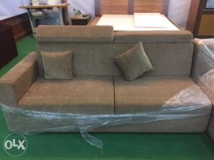 Sofa is 3 + 3 seater with contemporary style