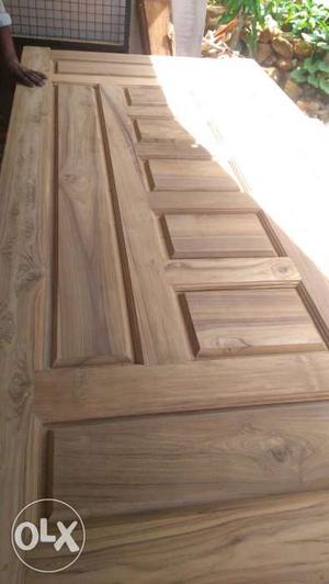 Wooden door Teak and plav