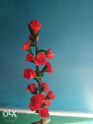 Artificial Red Rose Decor