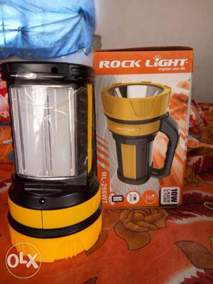 Black And Yellow Rock Light Rl-286wt With Box