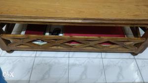 Good Quality Wooden Centre Table. Dimensions: 115
