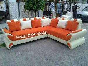 QK40 corner sofa set latest colors with 3 year warranty