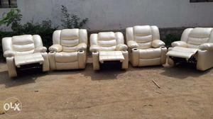 RECLINERS with 2 year warranty, Layer Cushioned wid pillows