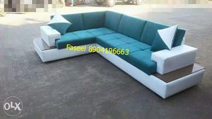 RT22 corner design sofa set side handle polish beautiful