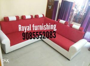 Royal furnishing brand new cream nd white