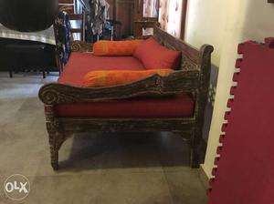 Sheesham wood hand crafted antique sofa