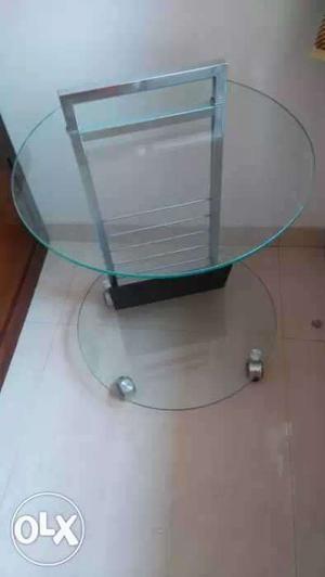 Side table with wheels, you can use it as serving trolley