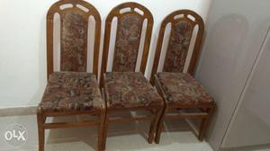 Wooden 6 chair in a very good condition. Durable and