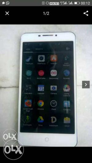1 month used yureka plus 4g phone All acceceries