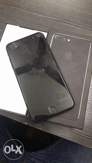 Apple iphone 7plus 128gb jett black 100%