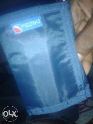 Blue Pepsi wallet