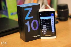Brand new box pack blackberry z10 rs  imported with all