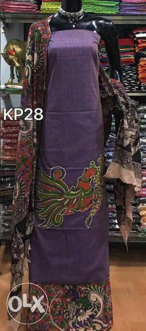 Designer kalamkari suits at rs.