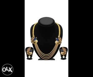 Gold And Sapphire Jewelry Set