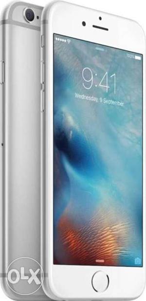 I phone 6s 32 gb silver 15 days used like brand new