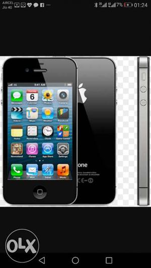IPhone 4s 32gb with cable only interested msg me