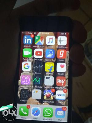 IPhone 5s black imported with box without bill..