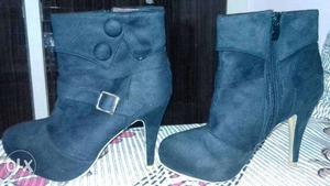 Klaur Melbourne Boots Colour-Black Heel