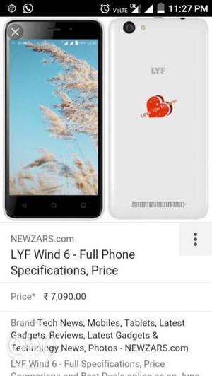 Lyf wind 6. 9 month old with charger