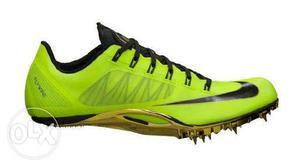 Men's Black And Green Nike Soccer Cleat