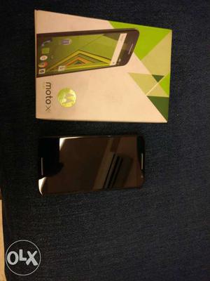 Moto X Play. Sparingly used. With box and