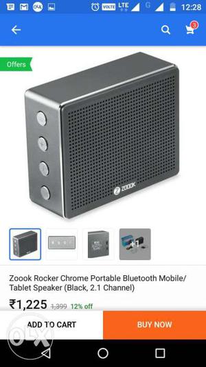 My 2 week old Zook Bluetooth Speaker.Urgent Sale