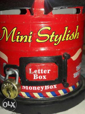 Red And Black Mini Stylish Letter Box