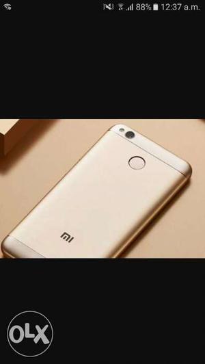 Redmi 4 box piece. Golden colour. New phone with