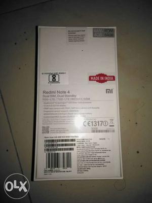Redmi Note 4 64GB Black Colour