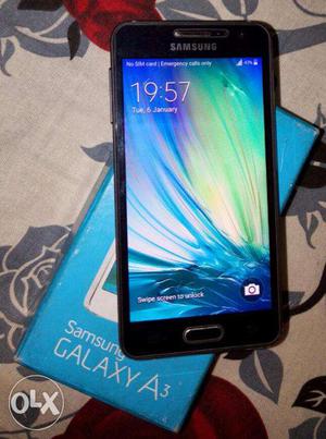 SAMSUNG Galaxy A3 for sell at Rs.. bill box,very good