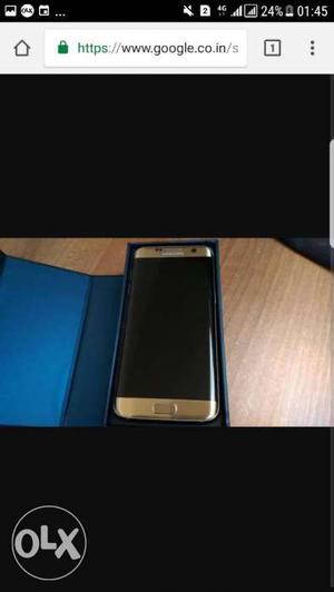 Samsung s7 edge gold mzing condition scratchless