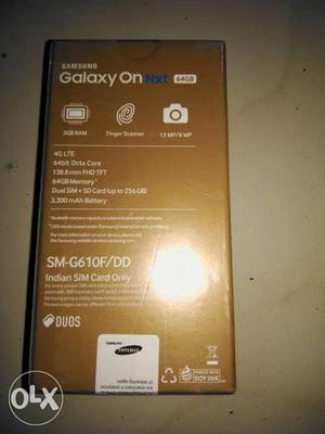 Sealed Box Samsung Galaxy On NXT 64 GB Black
