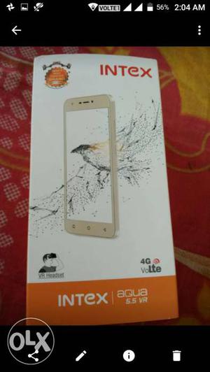Sealed pack 4g mobile intex 5.5 vr with lens