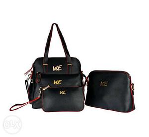 ViE Women's 4 in 1 Combo of Satchel Handbag,