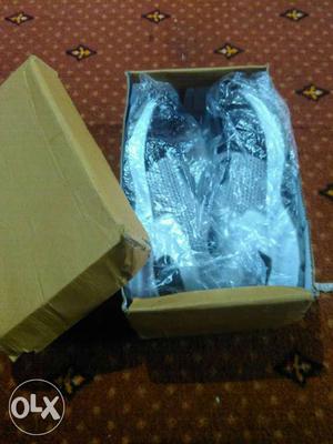 White-black-gray Low Top Sneakers In Box