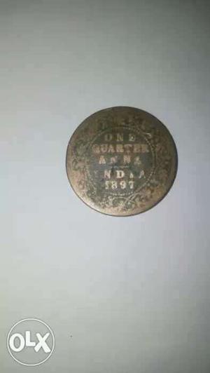 120 year old Coin of British Era.